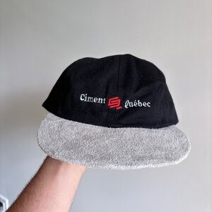 vintage CIMENT QUEBEC dad hat strapback